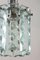 Hängelampe aus Kristallglas im Stil von Fontana Arte, 1960er 4