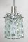 Lampe à Suspension en Cristal de Style Fontana Arte, 1960s 3