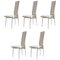 Vintage Italian Leather Dining Chairs by Giancarlo Vegni for Interna, 1982, Set of 5 1