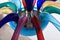 Large Multicolored Ve-Art 10-Arm Chandelier by Ernesto Gismondi for Artemide, 1990s, Image 6