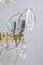 Clear Crystal Disc Chandelier from Vistosi, 1960s 6