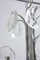 Lámpara de araña con discos de cristal transparente de Vistosi, años 60, Imagen 8