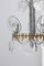 Clear Crystal Disc Chandelier from Vistosi, 1960s 4