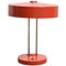 Lampe de Bureau Rouge Ajustable Bauhaus par Christian Dell pour AK Kaiser, 1960s 1