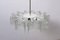 Large Murano Ice Glass Chandelier from Kalmar, 1960s 3