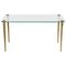 French Brass Coffee Table, 1970s 1