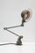 Lámpara de escritorio ajustable industrial de dos brazos de Jean Louis Domecq para Jielde, 1953, Imagen 2