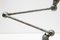 Industrial Adjustable Two-Arm Desk Lamp by Jean Louis Domecq for Jielde, 1953 5