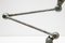 Industrial Adjustable Two-Arm Desk Lamp by Jean Louis Domecq for Jielde, 1953, Image 5