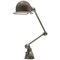 Industrial Adjustable Two-Arm Desk Lamp by Jean Louis Domecq for Jielde, 1953, Image 1