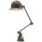 Lampe de Bureau Ajustable Industrielle à Deux Bras par Jean Louis Domecq pour Jielde, 1953 1