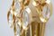 German Crystal and Brass Wall Sconce from Palwa, 1960s, Set of 2, Image 3