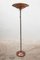 French Art Deco Torchiere Floor Lamp with Brass and Glass, 1926 4