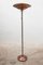 French Art Deco Torchiere Floor Lamp with Brass and Glass, 1926, Image 4