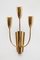 Brass Sputnik Sconces from Stilnovo, 1950s 4