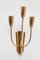 Brass Sputnik Sconces from Stilnovo, 1950s 5