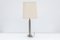 Lámparas de mesa francesas de latón y vidrio acrílico transparente, años 70. Juego de 2, Imagen 4