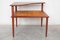 Danish Coffee Corner Table in Teak and Cane by Peter Hvidt for France & Daverkosen, 1950s, Image 4