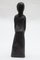 Belgian Black Ceramic Sculpture of Mother and Child by Elie Van Damme for Amphora Ceramics, 1960s 4