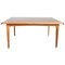 Belgian Rosewood & Walnut Dining Table by Fred Sandra for De Coene, 1958, Image 1