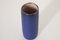 Keramik Krug und 6 Tassen mit blauer Glasur von Kasper Würtz, 1970er, 7er Set 4