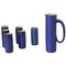 Keramik Krug und 6 Tassen mit blauer Glasur von Kasper Würtz, 1970er, 7er Set 1