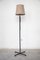 Lámpara de pie francesa de metal con pantalla ajustable de Roger Fatus para Disderot, años 60, Imagen 3