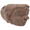 Testa antica espressiva Artefatto Majapahit in terracotta, Immagine 1