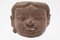 Antique Artefact Majapahit Terracotta Expressive Head 3