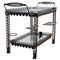 Brutalist French Wrought Iron Bar Cart, 1950s 1
