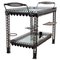 Brutalist French Wrought Iron Bar Cart, 1950s, Image 1