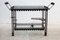 Brutalist French Wrought Iron Bar Cart, 1950s, Image 2