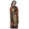 Antique Dutch Works of Art Polychrome Guardian Angel with Candelabrum, Image 1