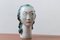 Ceramic Girl with Blue Hair Portrait by Erwin Spuler for Majolica Manufactory of Karlsruhe, 1930s, Image 2