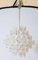 Murano Ice Glass Vistosi Disc Chandelier, 1960s, Image 2