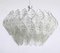 Mid-Century Clear Iced Glass and Acrylic Glass 2-Tier Chandelier, 1960s 3