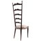 Italian High Back Chiavari Chairs by Paolo Buffa, 1950s, Set of 2 1