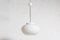 Danish White Opaline Glass Pendant Lamp from Fog & Mørup, 1954 2