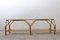 Large Bamboo and Frosted Glass Rectangular Coffee Table by Viggo Boesen, 1950s 2