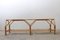 Large Bamboo and Frosted Glass Rectangular Coffee Table by Viggo Boesen, 1950s, Image 2