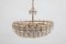 Large German Crystal and Gilt Chandelier from Palwa, 1970s 3