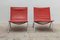 Danish Oxblood Leather PK 22 Lounge Chairs by Poul Kjærholm, 1960s, Set of 2, Image 2