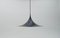 Larbe Black Semi Pendant Lamp by Claus Bonderup & Torsten Thorup for Fog & Mørup, 1970s, Image 2