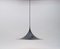 Larbe Black Semi Pendant Lamp by Claus Bonderup & Torsten Thorup for Fog & Mørup, 1970s, Image 6