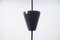Larbe Black Semi Pendant Lamp by Claus Bonderup & Torsten Thorup for Fog & Mørup, 1970s, Image 12