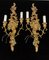 Rococo Style Carved and Polychrome Painted Wooden Sconces, 1930s, Set of 2, Image 11