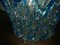 Vase en Cristal Turquoise par Sergio Costantini 4