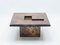 Lacquered Brass Bar Coffee Table from Maison Jansen, 1970s 6