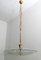 Mid-Century Brass and Glass Church Chandelier by Pietro Chiesa for Fontana Arte, 1940s 9
