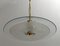 Mid-Century Brass and Glass Church Chandelier by Pietro Chiesa for Fontana Arte, 1940s, Image 6